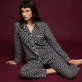 Diamond Noir Pyjama Set