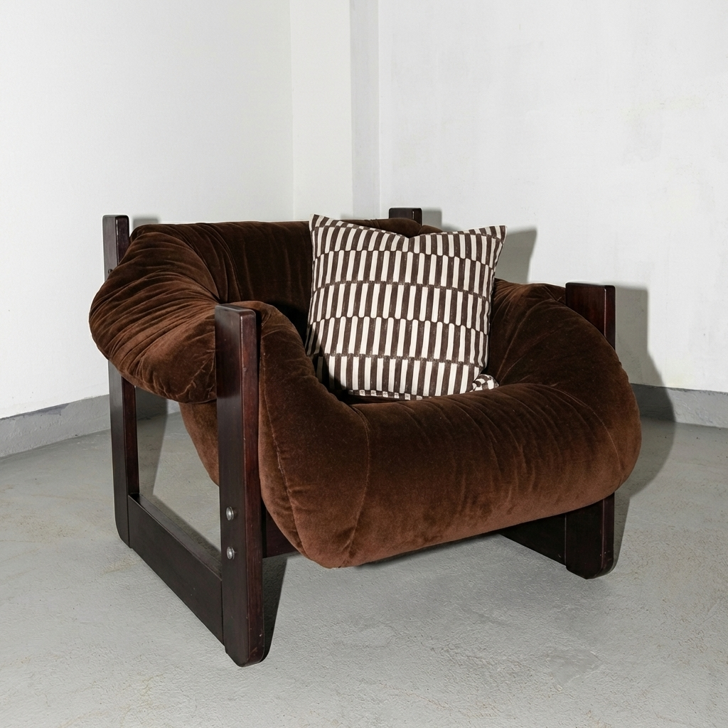 Linea Brown Cushion Cover