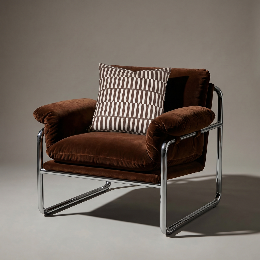 Linea Brown Cushion Cover