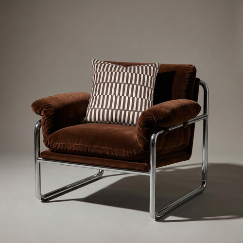 Linea Brown Cushion Cover