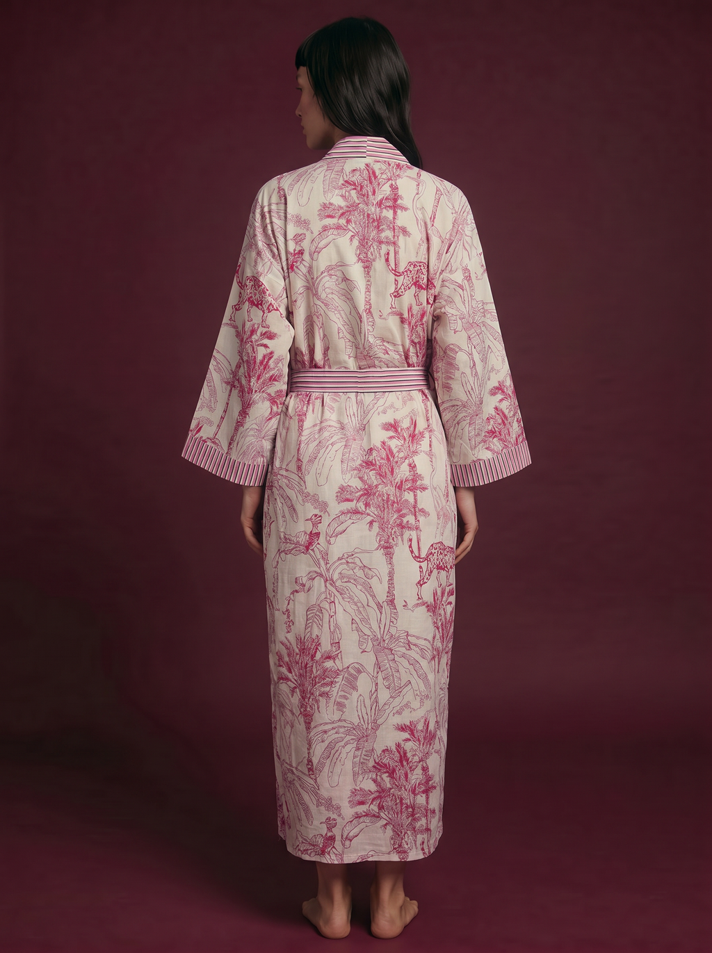 Pink Safari Kimono