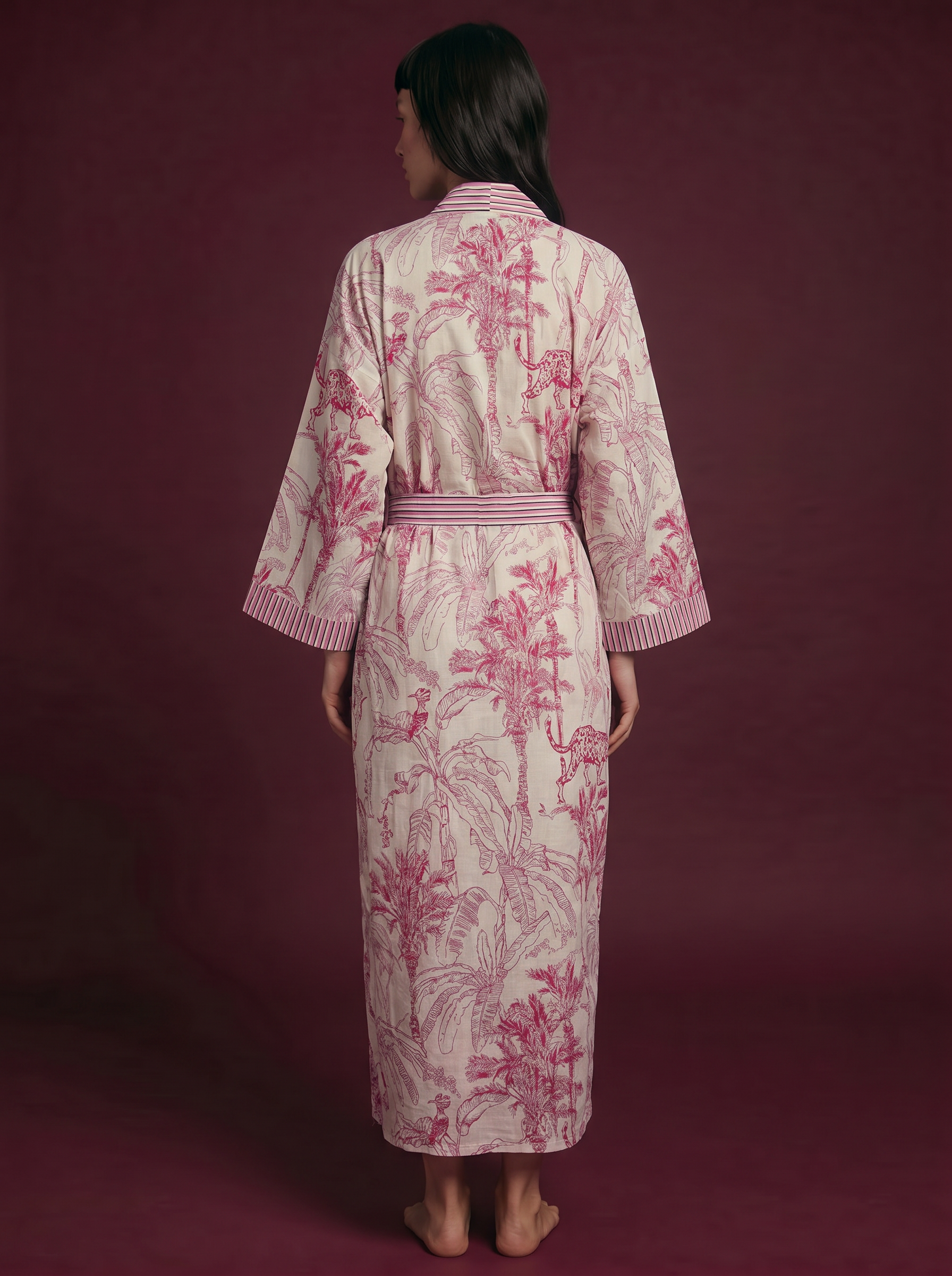 Pink Safari Kimono